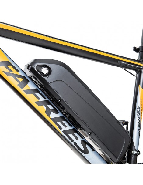 FAFREES Bici elettrica da 26 pollici 250 W con batteria agli ioni di litio da 36 V 10 Ah SHIMANO 21 velocità-Nero Saldi Di Fabbrica