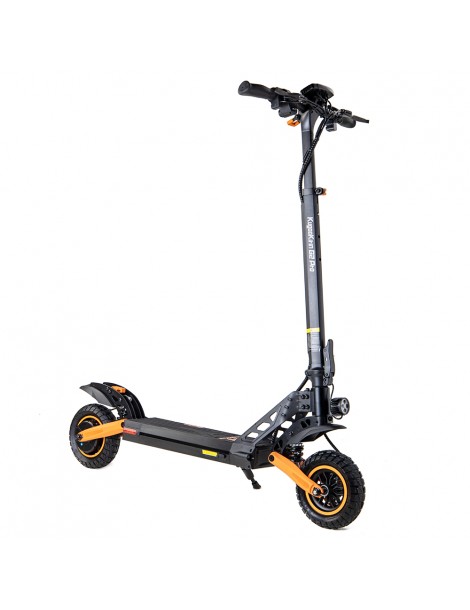 Kugoo Kirin G2 PRO Scooter elettrico pieghevole 600W Motore 15Ah 48V Batteria 9 pollici Pneumatici - Nero Arancione In Saldo