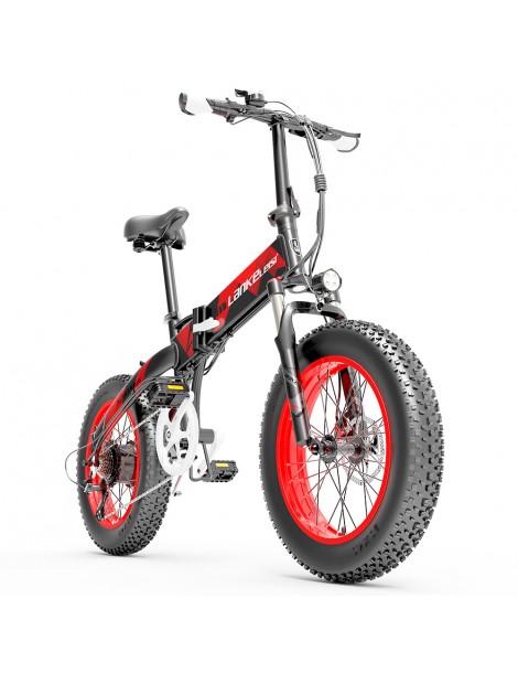 LANKELEISI X2000PLUS 10.4Ah 48V 1000W Ciclomotore Elettrico Bici Pieghevole Moda