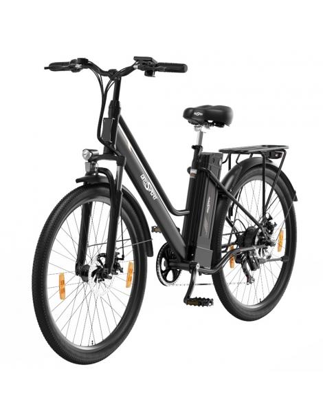 ONESPORT OT18-3 Bicicletta elettrica City pneumatici da 26*2.35 pollici motore da 250W batteria da 36V 14.4Ah - Nero Promozione