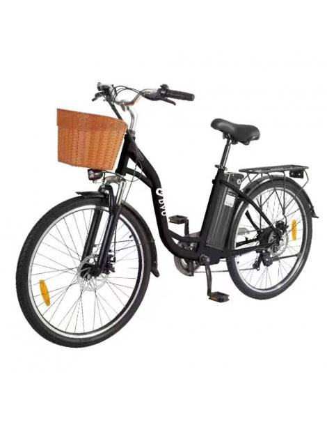 DYU C6 Bicicletta elettrica motore da 350W batteria da 12 5AH - Nero Nuovo
