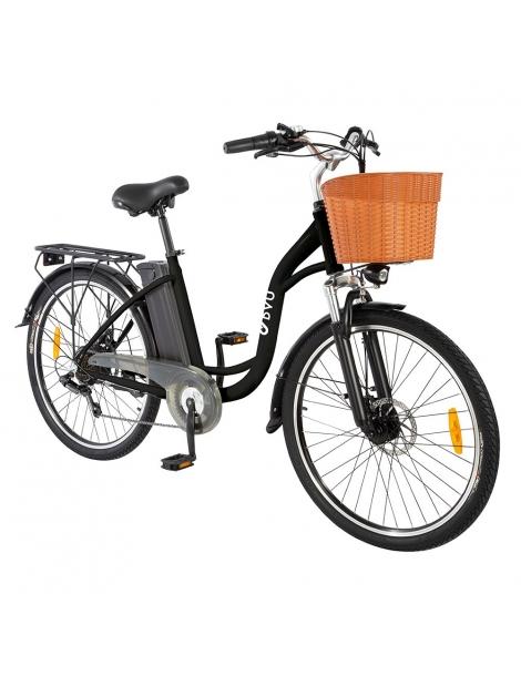 DYU C6 Bicicletta elettrica motore da 350W batteria da 12 5AH - Nero Nuovo