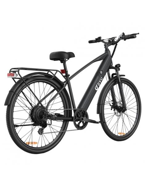 DYU C5 City Electric Bike motore 250W batteria 48V 10AH 27 5 pollici 25km/h 65km freni a doppio disco - nero Qualità