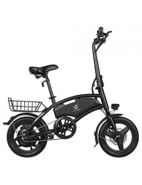 LAIFOOK Dolphin Bici Elettrica Pieghevole Motore 250W Batteria 36V 7.8AH Pneumatico 14 pollici - Nero Qualità Garantita