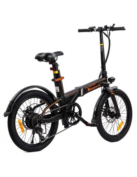 KuKirin V2 Bici Elettrica Pieghevole da Città Pneumatici da 20'' Batteria rimovibile da 36V 7.5Ah Motore da 430W 25km/h Soddisfazione Garantita