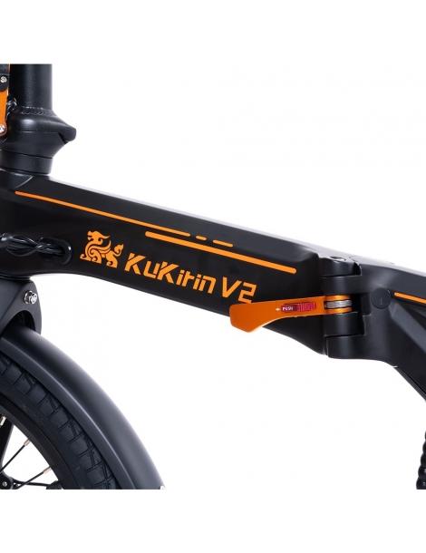 KuKirin V2 Bici Elettrica Pieghevole da Città Pneumatici da 20'' Batteria rimovibile da 36V 7.5Ah Motore da 430W 25km/h Soddisfazione Garantita