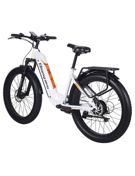 Shengmilo MX06 Bici Elettrica Fuoristrada Motore Bafang 500W Batteria Samsung 48V 17.5Ah Pneumatici Grassi All-terrain 26in Affare Del Giorno