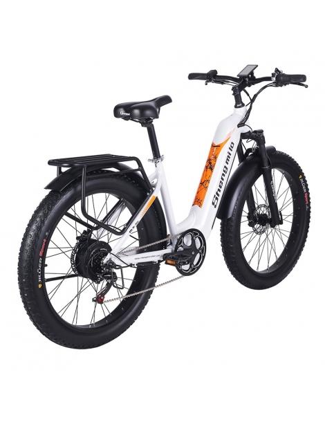 Shengmilo MX06 Bici Elettrica Fuoristrada Motore Bafang 500W Batteria Samsung 48V 17.5Ah Pneumatici Grassi All-terrain 26in Affare Del Giorno