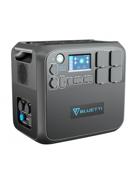 BLUETTI AC200MAX 2048Wh/2200W Stazione di Energia Solare Portatile Espandibile Batteria LifePo4 fino a 8192Wh 4400W Presa