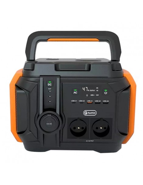 Flashfish A601 Generatore Solare Portatile 540Wh/600W 150000mah 5 Modalità di Illuminazione 11 Uscite - Spina UE Economico