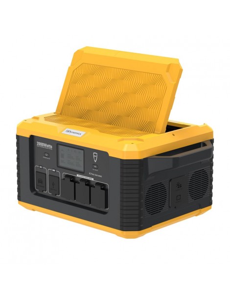Fjdynamics Powersec MP2000 2264W/2000W Generatore Solare Portatile A Centrale Elettrica Pacco Batterie Rimovibile 12 Uscite Negozio