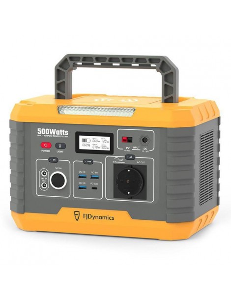 Fjdynamics Powersec MP500 520Wh/500W Centrale Elettrica Portatile Ricarica Wireless 10W 8 Porte Di Uscita Versione UE Saldi Di Fabbrica
