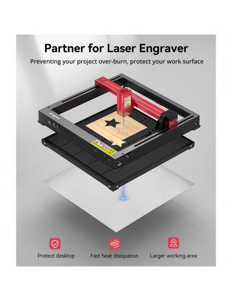 ATOMSTACK F4 420x410mm Letto laser Tavolo di lavoro a nido d'ape Offerte esclusive