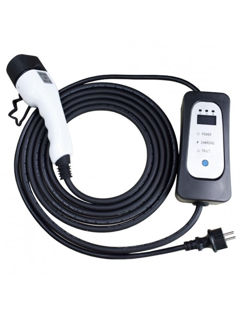 ANDAIIC Modalità 2 8A/10A/13A/16A Current Adjustable 5m Cable Caricabatterie portatile EV-UE Novità