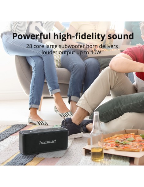 Tronsmart Element Mega SoundPulse™ Altoparlante Bluetooth 5.0 con uscita fino a 40W suono digitale 3D controllo touch - Nero Acquista Ora