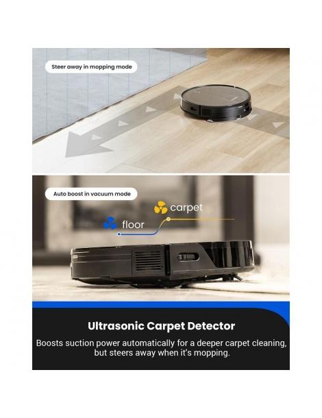Proscenic X1 Aspirapolvere Robot con Base Auto-vuotante Aspirazione da 3000Pa tampone vibrante vibra 3000 volte al minuto Prezzo Ridotto