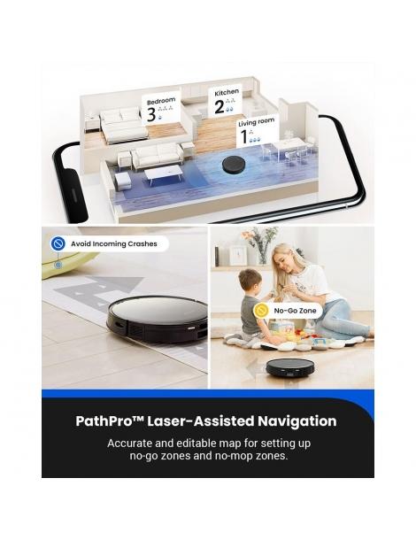 Proscenic X1 Aspirapolvere Robot con Base Auto-vuotante Aspirazione da 3000Pa tampone vibrante vibra 3000 volte al minuto Prezzo Ridotto