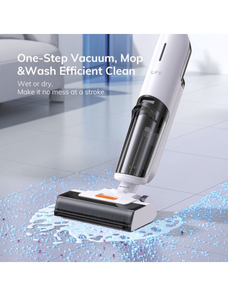 ILIFE W90 Aspirapolvere a secco senza filo 3 in 1 aspirapolvere e lavaggio autopulente serbatoio dell'acqua da 700 ml Convenienza