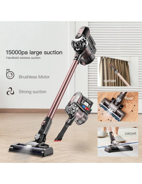 Proscenic P8 Plus Aspirapolvere Manuale Cordless Aspirazione 15000Pa Potenza Motore 180W Batteria Removibile 2200mAh Sconto