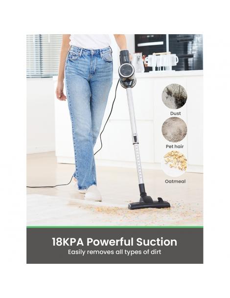 Vactidy C6 Aspirapolvere a filo aspirazione potente da 18kPa contenitore della polvere da 800ml con cavo da 7m Saldi