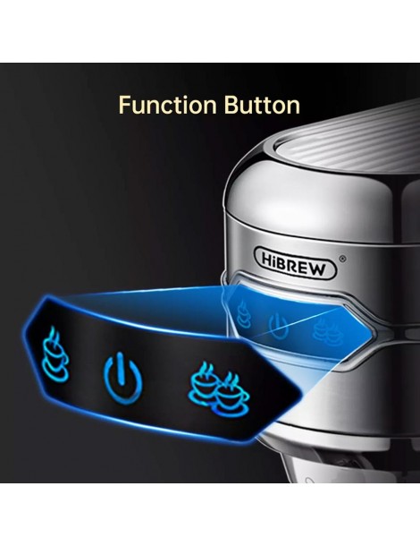 HiBREW H11 1450W Caffettiera macchina per caffè espresso semiautomatica a 19 bar polvere ESE POD Doppio uso acqua calda Negozio online di fabbrica