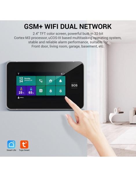 TALLPOWER G60 Sistema di allarme domestico wireless 12 kit con telecamera di sorveglianza da 4MP Offerta speciale