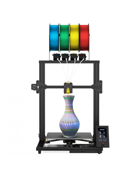 Zonestar Z8PM4 Pro Stampante 3D 4 Titan Extruders miscelazione colore 4 in1 out livellamento automatico 300 * 300 * 400 mm Offerta Anniversario