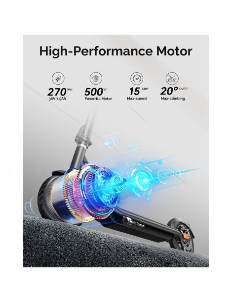 Atomi E20 Scooter elettrico pieghevole pneumatico da 8 5 pollici motore da 250W batteria da 36V 7 5Ah Grandi sconti