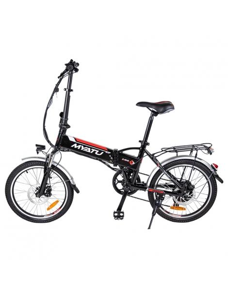 Myatu MYT-20 Bici Elettrica Pieghevole Motore 250W Batteria 36V 10.4Ah Pneumatico 20 pollici - Nero Offerte speciali