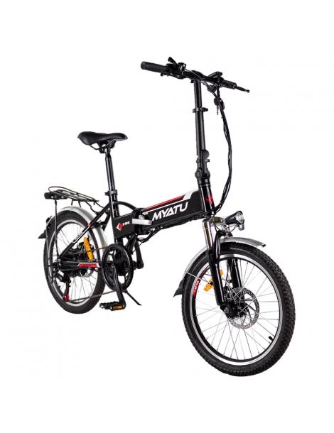 Myatu MYT-20 Bici Elettrica Pieghevole Motore 250W Batteria 36V 10.4Ah Pneumatico 20 pollici - Nero Offerte speciali