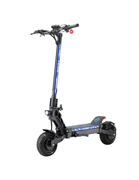 YUME HAWK Scooter elettrico pieghevole 10x3.15" pneumatici tubeless per tutti i terreni motore 1200W*2 batteria 60V 22.5Ah Super Saving Price