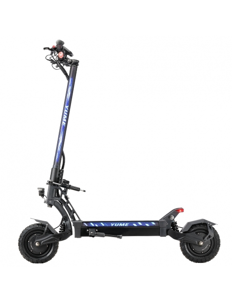 YUME HAWK Scooter elettrico pieghevole 10x3.15" pneumatici tubeless per tutti i terreni motore 1200W*2 batteria 60V 22.5Ah Super Saving Price