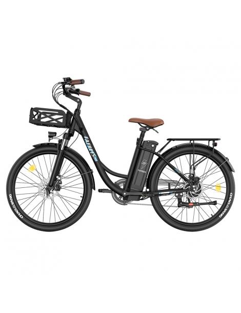 Fafrees F26 Lasting Bicicletta elettrica motore da 250W batteria da 36V 20.3Ah pneumatici da 26*1.95'' - Nero Latest stili