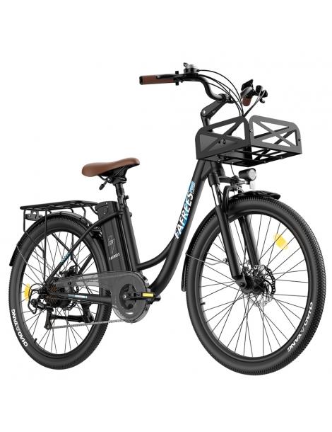 Fafrees F26 Lasting Bicicletta elettrica motore da 250W batteria da 36V 20.3Ah pneumatici da 26*1.95'' - Nero Latest stili