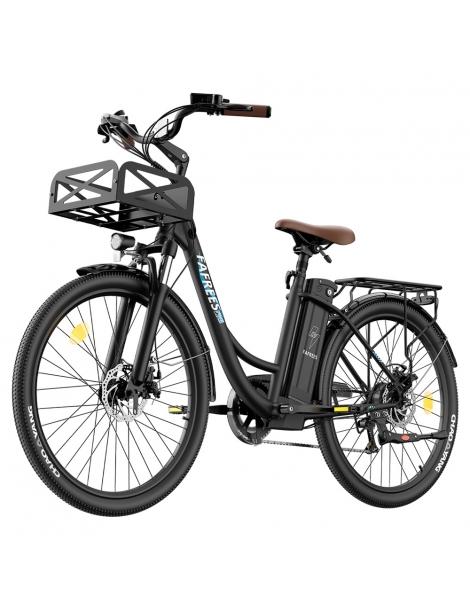 Fafrees F26 Lasting Bicicletta elettrica motore da 250W batteria da 36V 20.3Ah pneumatici da 26*1.95'' - Nero Latest stili