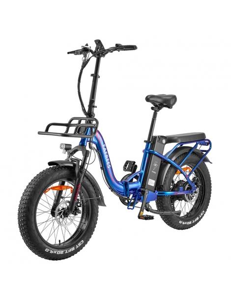 Fafrees F20 Max Flodable Electric Bike 20*4.0 pollici Fat Tire 500W Brushless Motor 48V 22.5Ah Battery - Aurora Blue Ultimo giorno