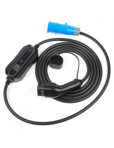 ANDAIIC Caricatore EV Caricatore portatile per auto elettriche Tipo 2 IEC62196 Modalità 2 10/16/20/24/32A Corrente - UE Super sconto