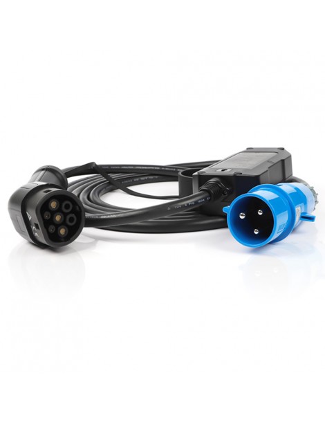 ANDAIIC Caricatore EV Caricatore portatile per auto elettriche Tipo 2 IEC62196 Modalità 2 10/16/20/24/32A Corrente - UE Super sconto