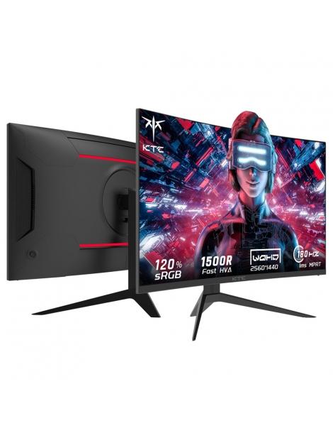 KTC H27S17 Monitor da gioco 27 pollici 2560x1440 QHD 180Hz HVA Curvo 1500R 1ms Tempo di risposta Standard di montaggio Vesa Limitato a 3 giorni