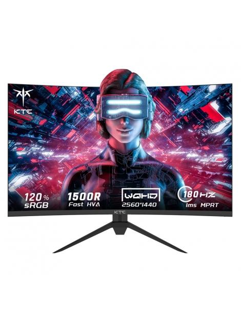 KTC H27S17 Monitor da gioco 27 pollici 2560x1440 QHD 180Hz HVA Curvo 1500R 1ms Tempo di risposta Standard di montaggio Vesa Limitato a 3 giorni