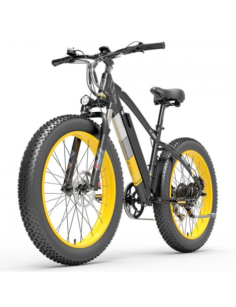 LANKELEISI XC4000 26*4.0 Inch Fat Tires Bicicletta elettrica autonomia massima 120KM velocità massima 40 km/h - motore 1000W 50% di sconto per tempo limitato