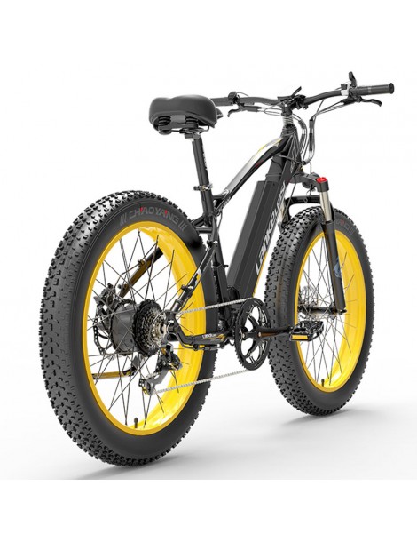 LANKELEISI XC4000 26*4.0 Inch Fat Tires Bicicletta elettrica autonomia massima 120KM velocità massima 40 km/h - motore 1000W 50% di sconto per tempo limitato