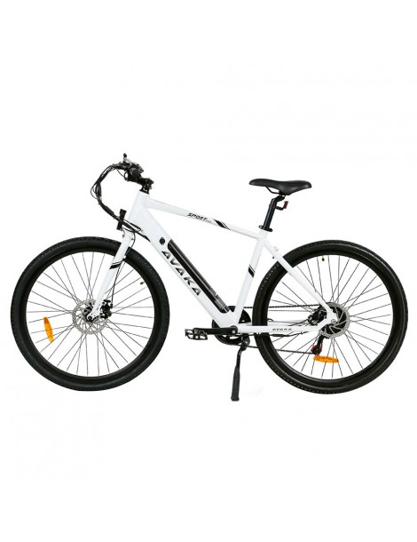 Bicicletta elettrica AVAKA R3 motore 36V 350W batteria 12 5Ah velocità massima 32km/h autonomia 70km - Bianco Sconti questo mese