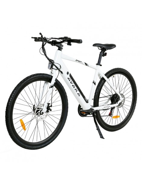 Bicicletta elettrica AVAKA R3 motore 36V 350W batteria 12 5Ah velocità massima 32km/h autonomia 70km - Bianco Sconti questo mese