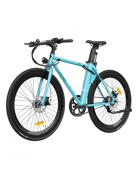 FAFREES F1 700C*28C Pneumatici da Strada Bici Elettrica - 250W Motore Brushless & Batteria 36V 8.7Ah - Blu Soddisfazione Garantita