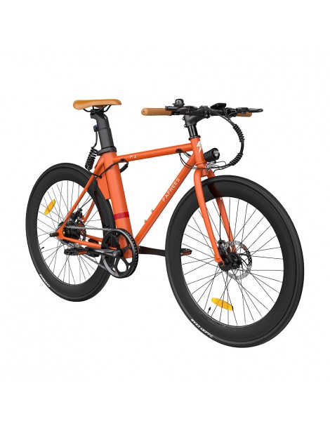 FAFREES F1 700C*28C Pneumatici da Strada Bici Elettrica - 250W Motore Brushless & Batteria 36V 8.7Ah - Arancione Qualità Garantita