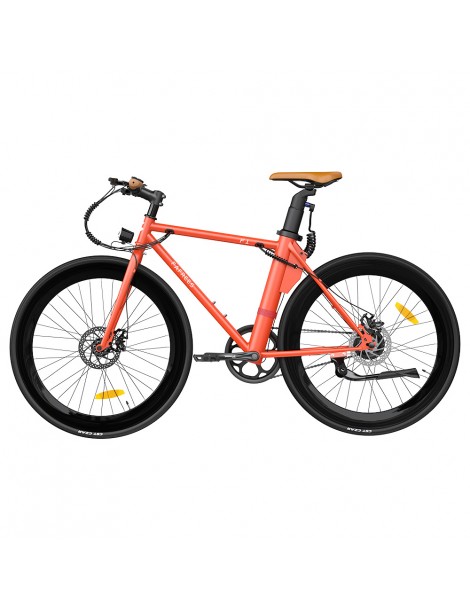 FAFREES F1 700C*28C Pneumatici da Strada Bici Elettrica - 250W Motore Brushless & Batteria 36V 8.7Ah - Arancione Qualità Garantita