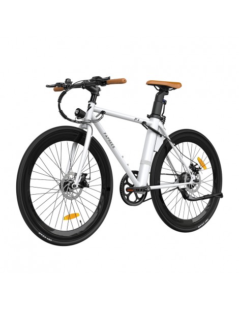 FAFREES F1 700C*28C Pneumatici da Strada Bici Elettrica - 250W Motore Brushless & Batteria 36V 8.7Ah - Bianco Negozi Online