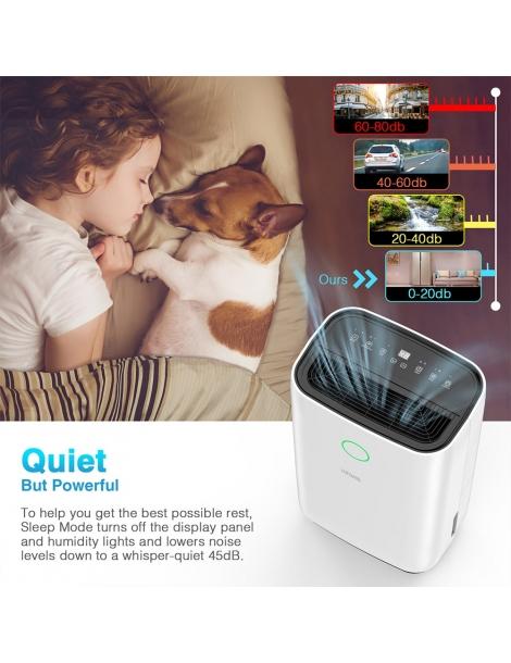 Luko Ol20-d025c Deumidificatore Portatile Capacità Di Deumidificazione 20l Timer 24 Ore Bassa Rumorosità - Bianco Sottocosto
