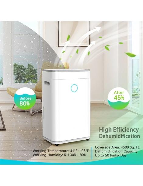LUKO OL20-D030A Deumidificatore portatile per la casa capacità di deumidificazione di 20L Convenienza